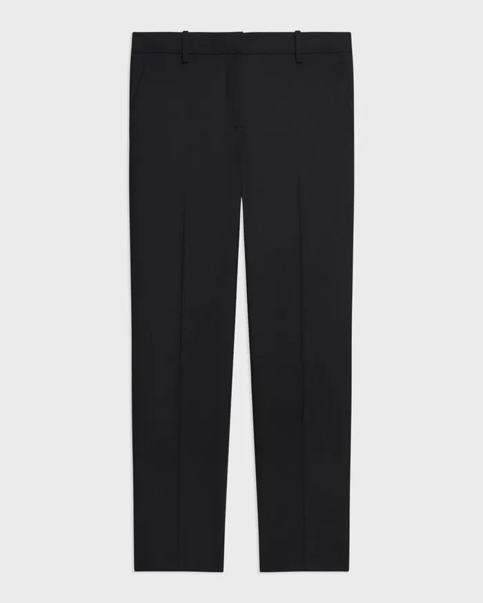 Women Theory Pants Treeca Pant In Good Wool Black