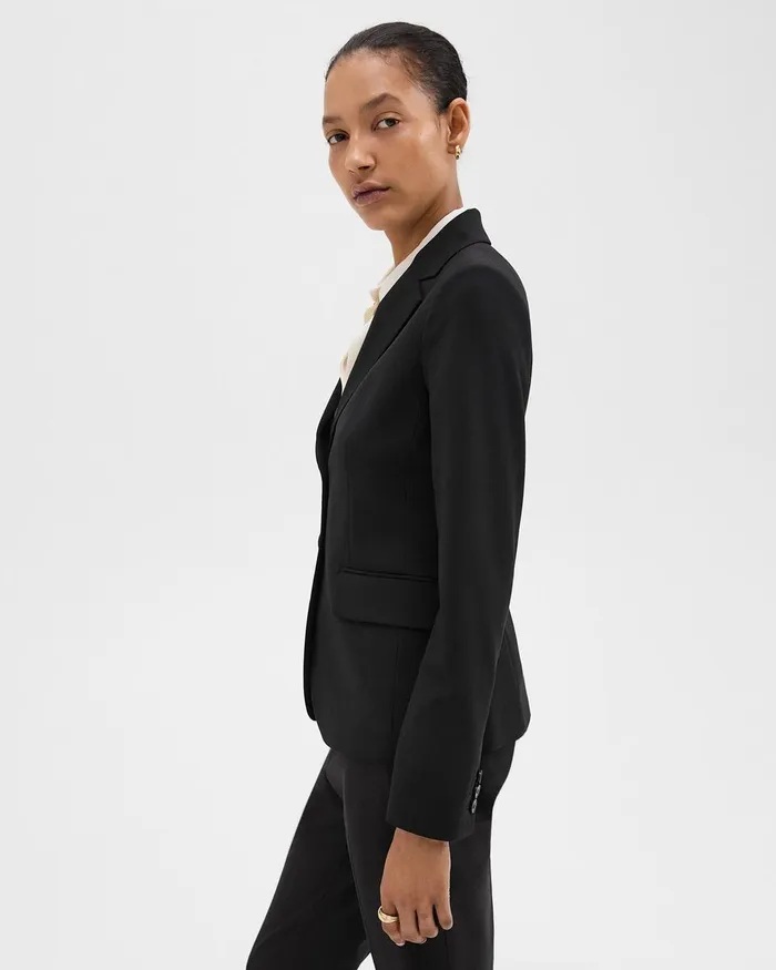 Women Theory Suits Carissa Blazer In Good Wool Black