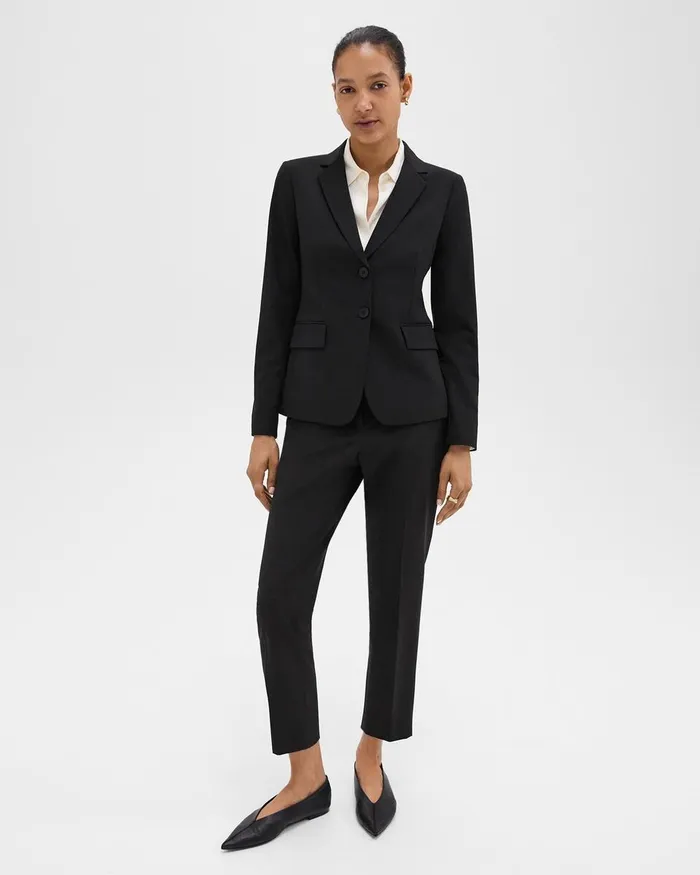 Women Theory Suits Carissa Blazer In Good Wool Black