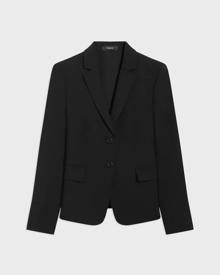 Women Theory Suits Carissa Blazer In Good Wool Black