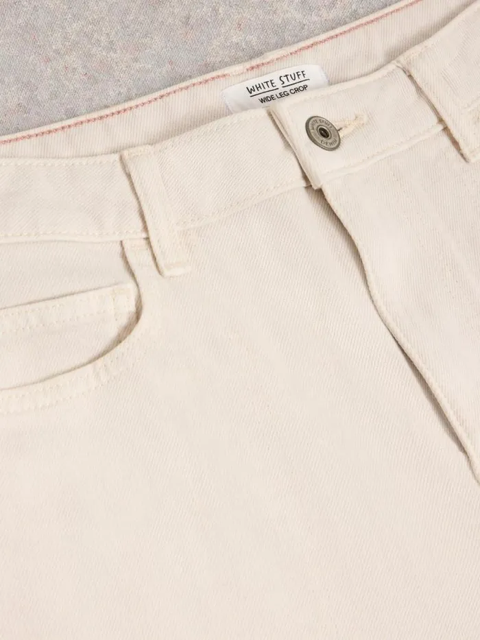 Women Tia Wide Leg Crop Jean Natural White White Stuff Trousers Women Tia Wide Leg Crop Jean Natural White White Stuff Trousers