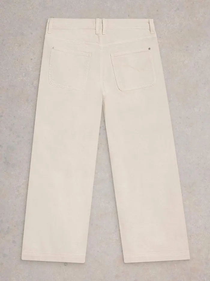 Women Tia Wide Leg Crop Jean Natural White White Stuff Trousers Women Tia Wide Leg Crop Jean Natural White White Stuff Trousers