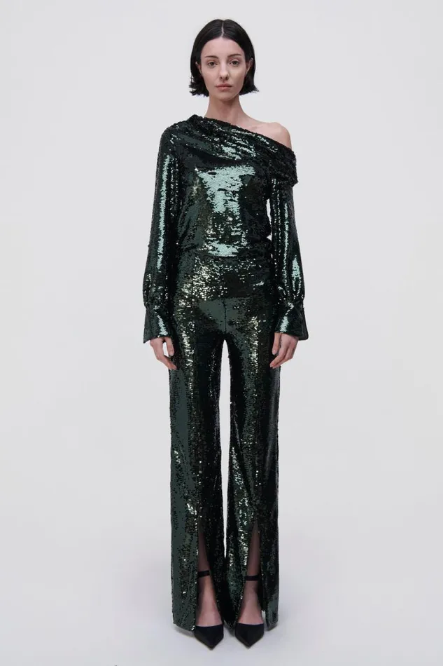 Women Tops and Bodysuits Jonathan Simkhai Alice Sequin Top