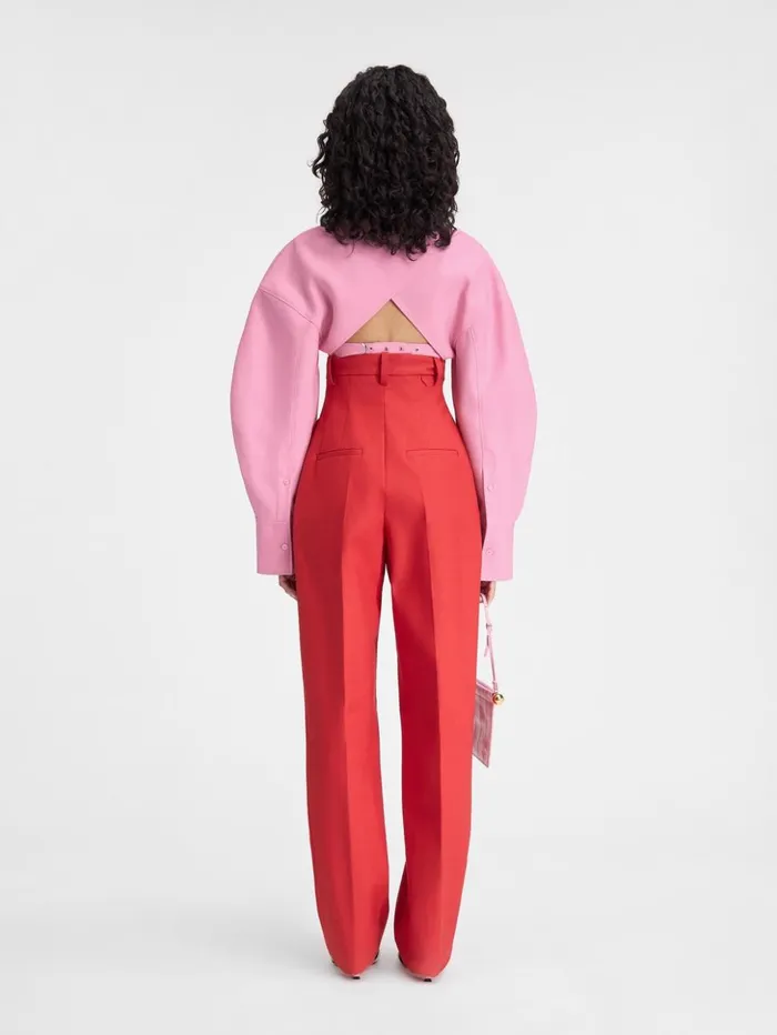 Women Tops and Shirts JACQUEMUS The Casaco Top Pink