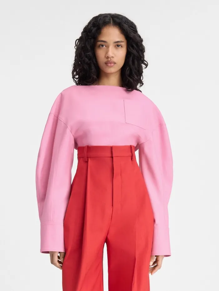 Women Tops and Shirts JACQUEMUS The Casaco Top Pink