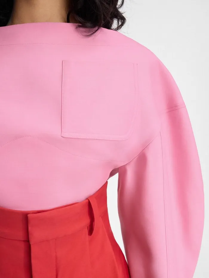 Women Tops and Shirts JACQUEMUS The Casaco Top Pink