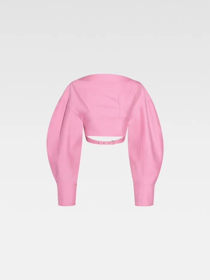 Women Tops and Shirts JACQUEMUS The Casaco Top Pink