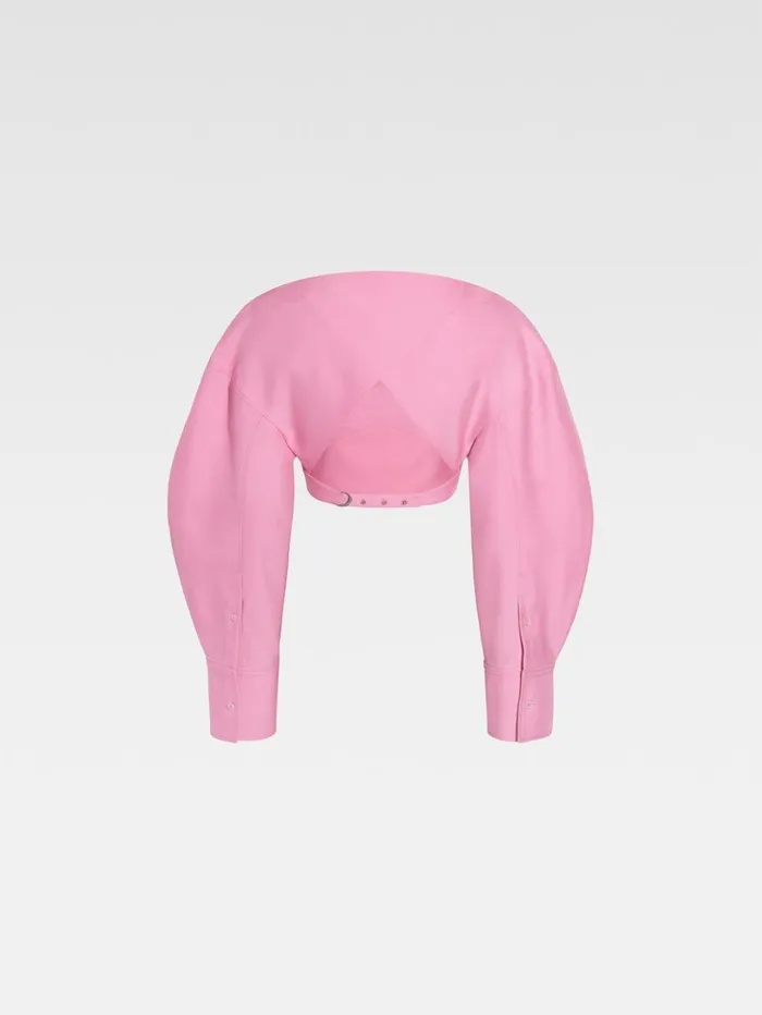 Women Tops and Shirts JACQUEMUS The Casaco Top Pink