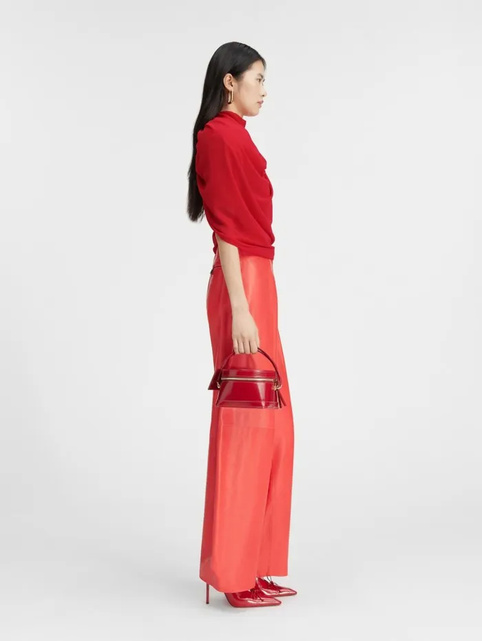 Women Tops and Shirts JACQUEMUS The Pablo Top Red Women Tops and Shirts JACQUEMUS The Pablo Top Red