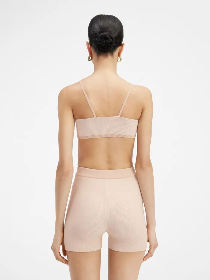 Women Tops and Shirts JACQUEMUS The Pral Bra Beige