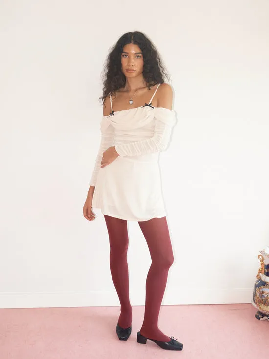 Women Tops Lisa Says Gah Rosa OffShoulder Top Vanilla