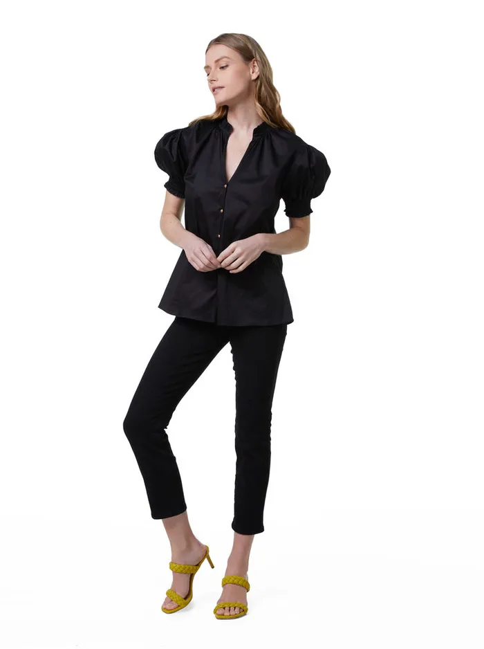 Women Tops Robert Graham MILA BLOUSE Black