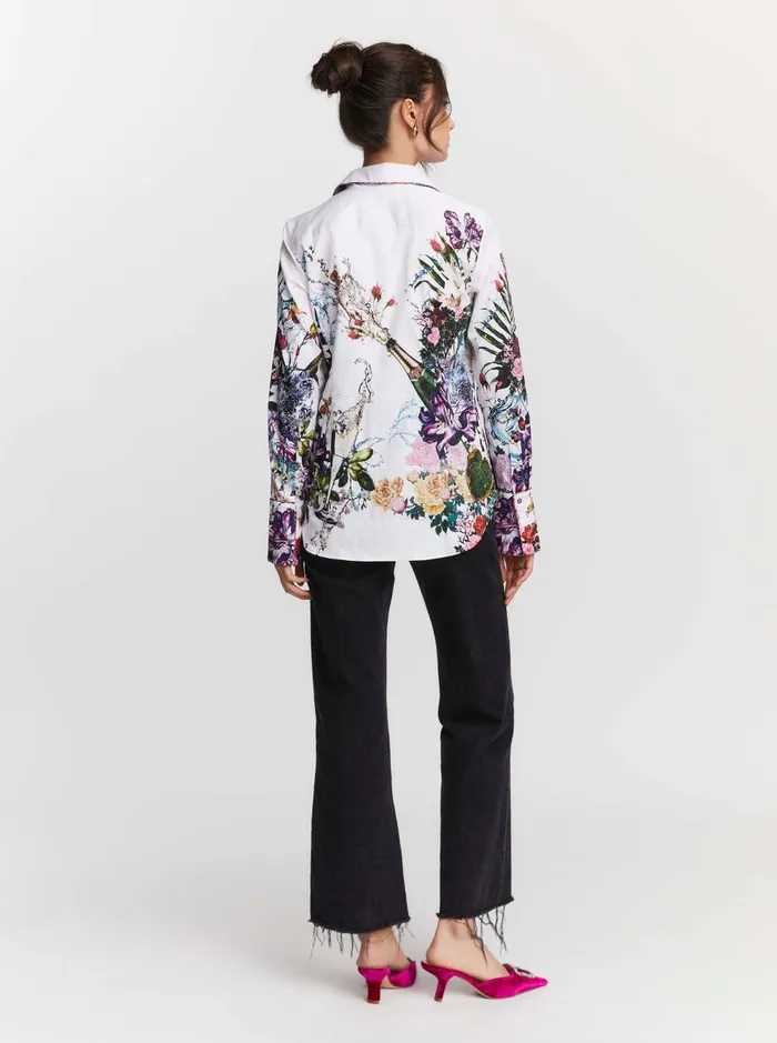 Women Tops Robert Graham PRISCILLA SHIRT White