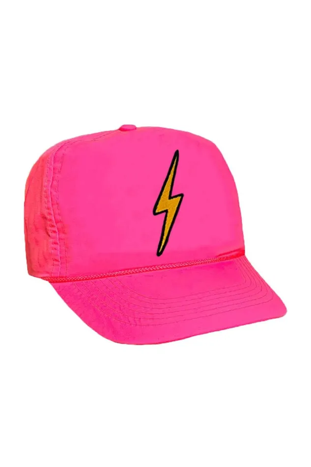 Women Trucker Hats Aviator Nation BOLT VINTAGE NYLON TRUCKER HAT