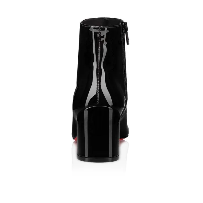 Women Turela 55 Mm Ankle Boots 8211 Patent Calf 8211 Black Christian Louboutin Boots