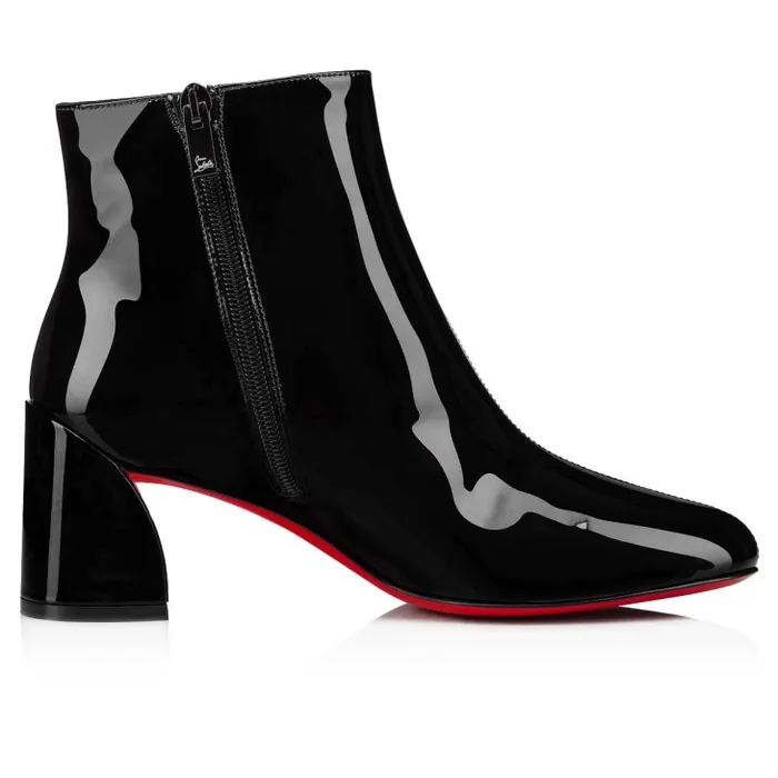 Women Turela 55 Mm Ankle Boots 8211 Patent Calf 8211 Black Christian Louboutin Boots