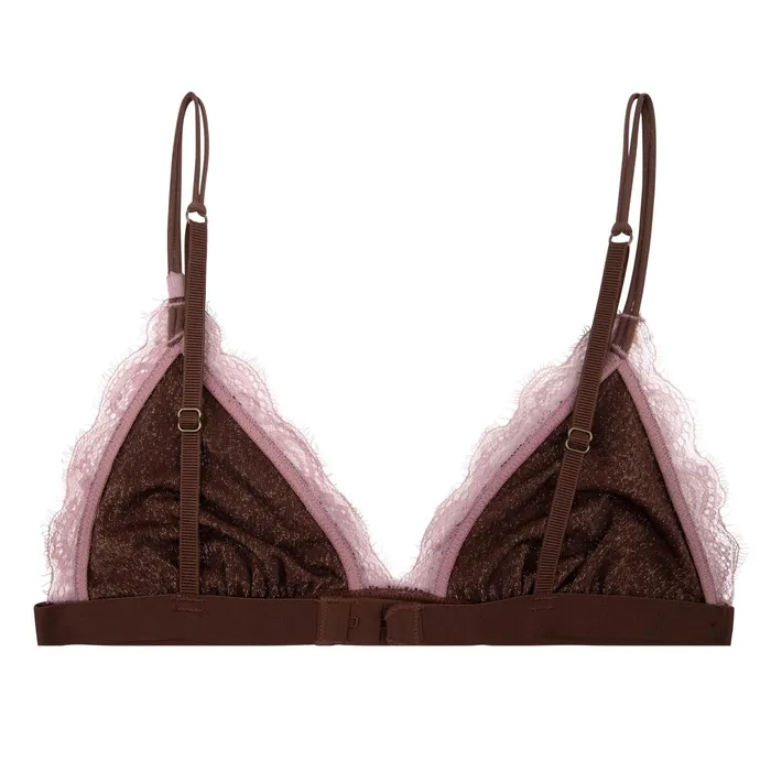 Women Unpadded Bralettes Love Stories Filippa Bralette Dark Brown