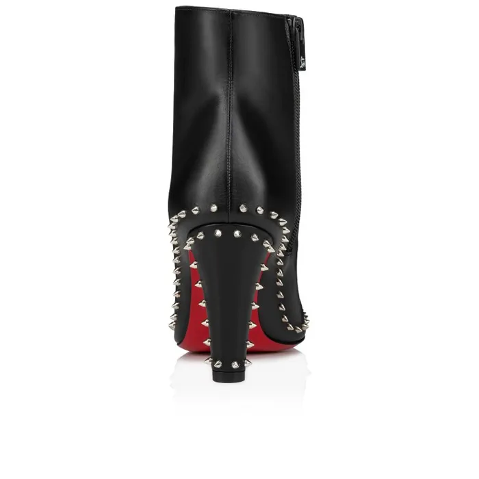 Women Vidura Booty 85 Mm Low Boots 8211 Calf Leather 8211 Black Christian Louboutin Boots