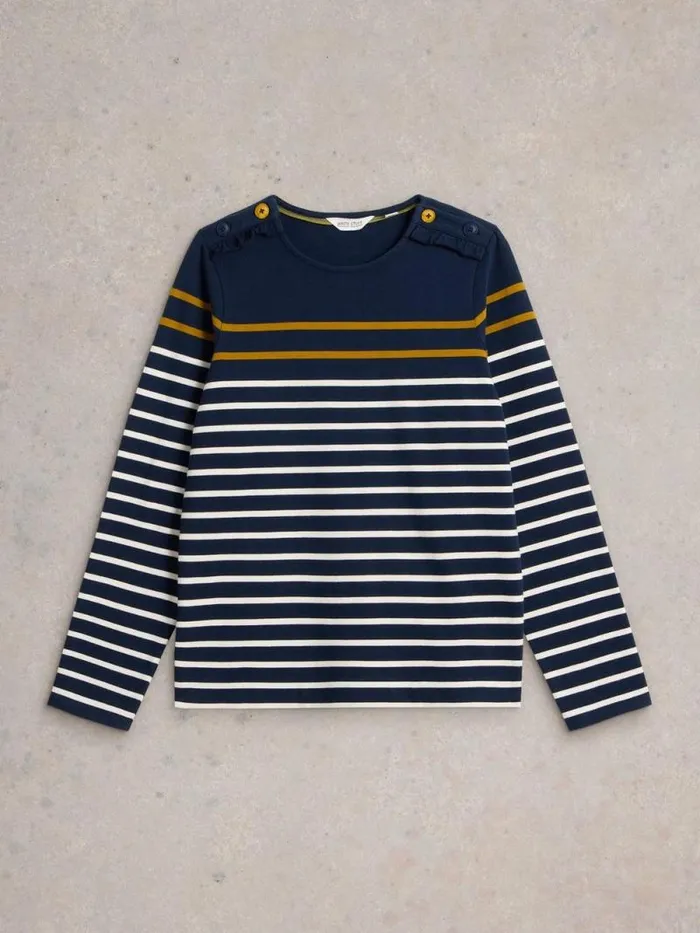 Women WHITNEY STRIPE LS TOP Navy Multi White Stuff Tops and Tees Women WHITNEY STRIPE LS TOP Navy Multi White Stuff Tops and Tees