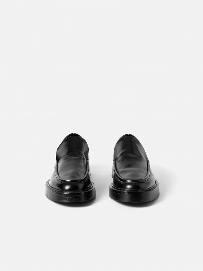 Women Wickham Loafer Black Jigsaw Flats
