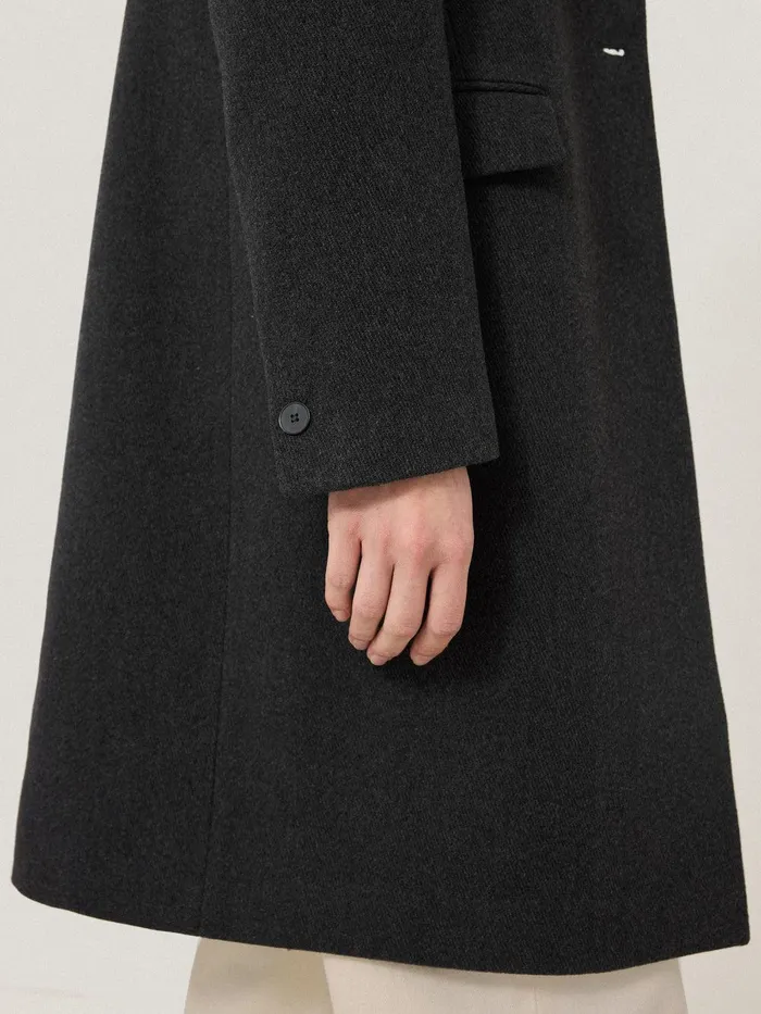 Women Wool Blend City Coat Grey Jigsaw Coats and Jackets