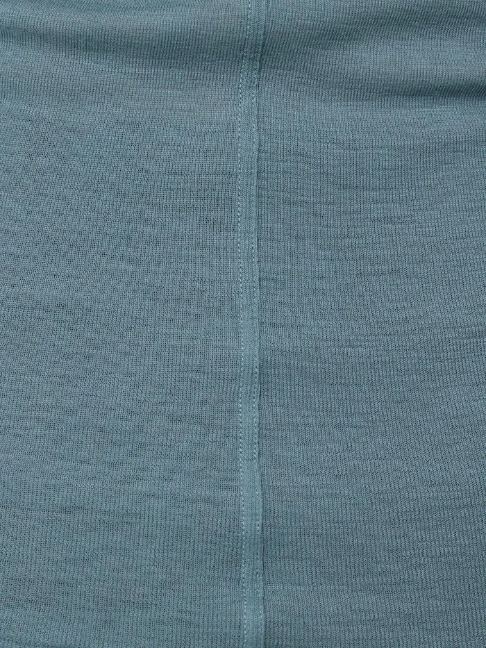 Women Wool Jersey Polo Neck Top Water Blue Jigsaw Knitwear and Cashmere