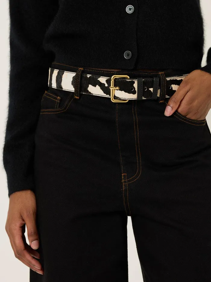 Women Zebra Belt Zebra Jigsaw Belts