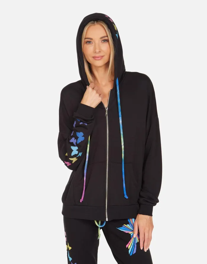Yolanda Shooting Star Black Women039s Lauren Moshi Hoodies