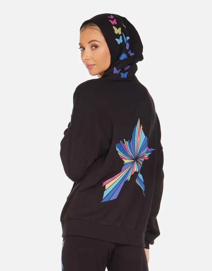 Yolanda Shooting Star Black Women039s Lauren Moshi Hoodies