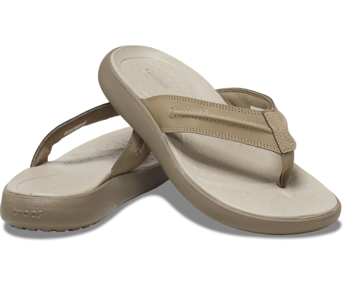 Yukon Vista II LR Flip Khaki Men Crocs Sandals