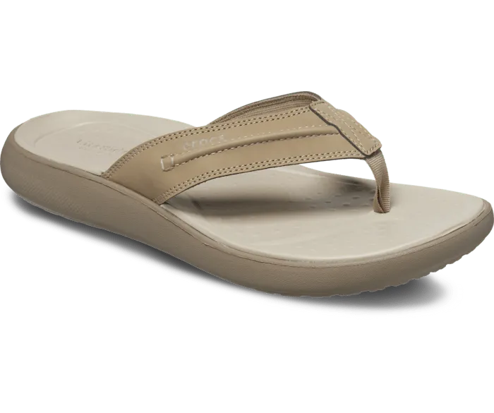 Yukon Vista II LR Flip Khaki Men Crocs Sandals