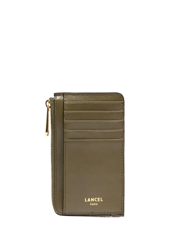Zip Card Holder Dark Khahi Women Lancel Card Holder Zip Card Holder Dark Khahi Women Lancel Card Holder