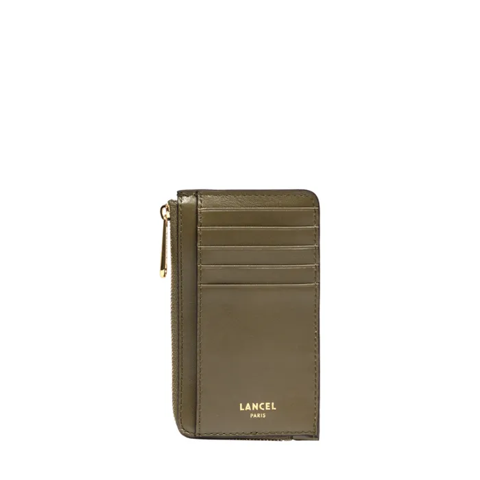 Zip Card Holder Dark Khahi Women Lancel Card Holder Zip Card Holder Dark Khahi Women Lancel Card Holder