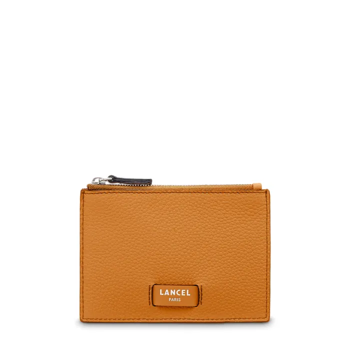 Zipped Card Holder L Camel Women Lancel Card Holder