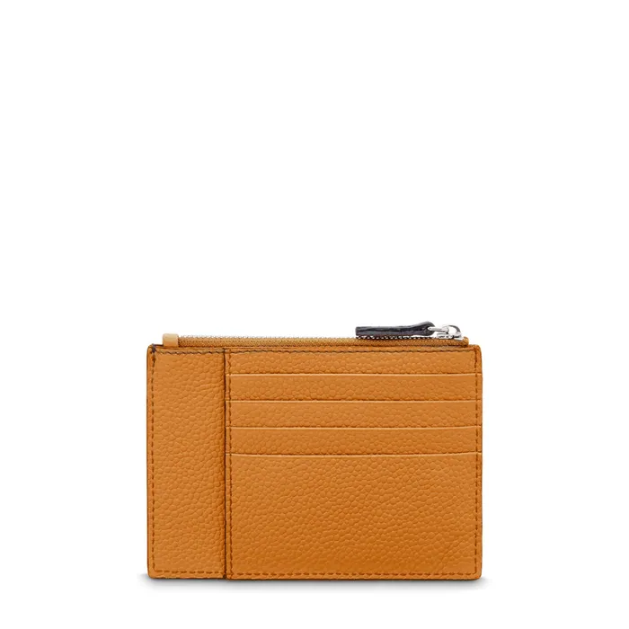 Zipped Card Holder L Camel Women Lancel Card Holder